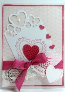 Valentine Card using the Artisan Embellishment Ki