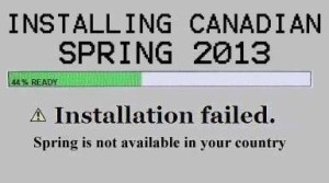 Spring Failed