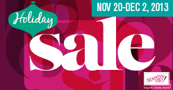 Stampin Up 2013 Holiday Sale