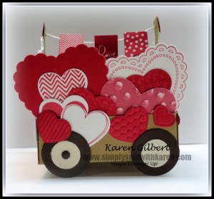 Valentines Day Heart Cart