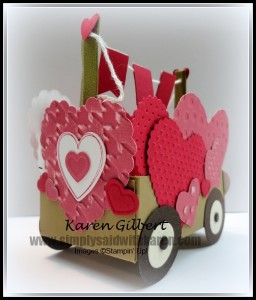 Valentines Day Heart Cart