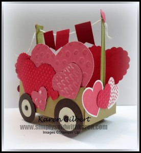 Valentines Day Heart Cart