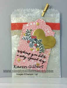 Wedding Card in a Bag