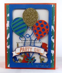 Balloon Birthday Party Card