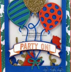 Balloon Birthday Party Card