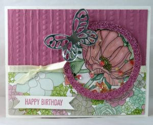 Butterfly Shaker Card