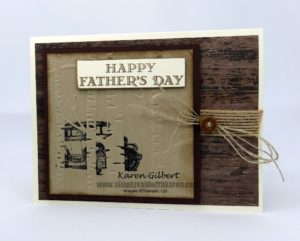 Embossed Fathers Day Crd