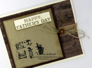 Embossed Fathers Day Card