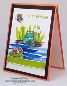 Froggy Birthday Card