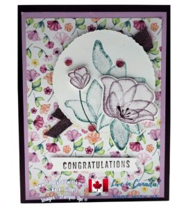 Pretty Floral Wedding Card